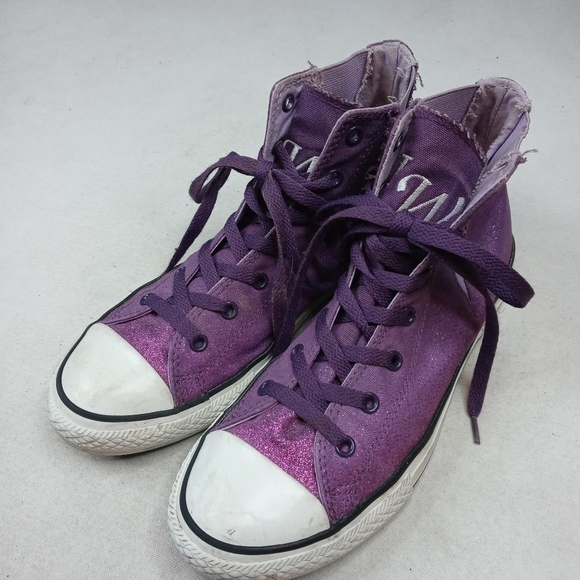 Converse Chuck Taylor All Star women purple glitte - Picture 6 of 7